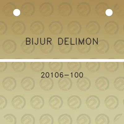 bijur-delimon-20106-100