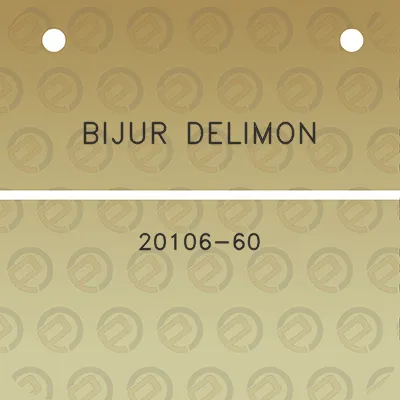 bijur-delimon-20106-60