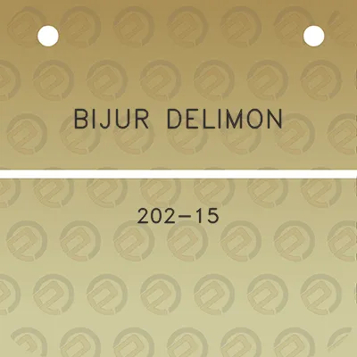 bijur-delimon-202-15