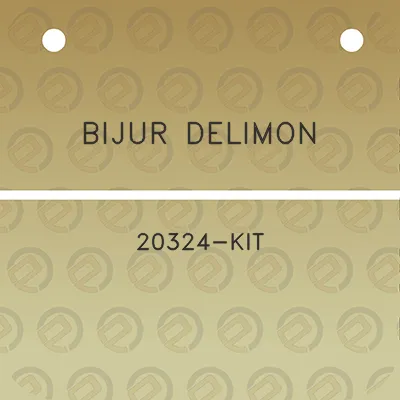 bijur-delimon-20324-kit