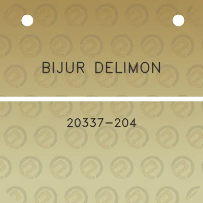 bijur-delimon-20337-204