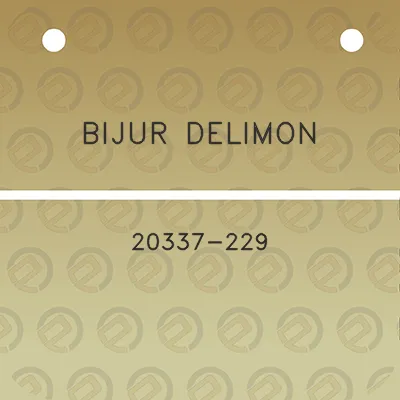 bijur-delimon-20337-229