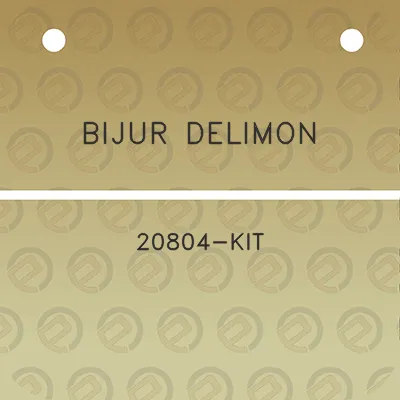 bijur-delimon-20804-kit