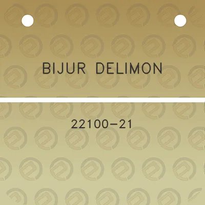 bijur-delimon-22100-21