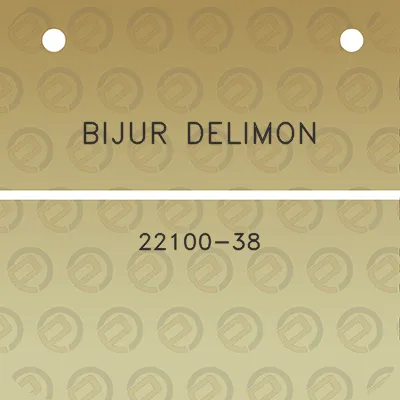 bijur-delimon-22100-38