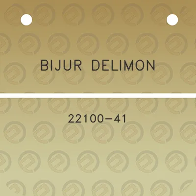 bijur-delimon-22100-41