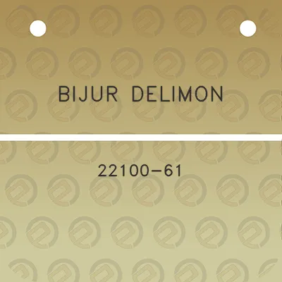 bijur-delimon-22100-61