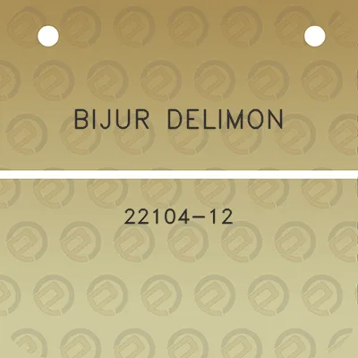 bijur-delimon-22104-12