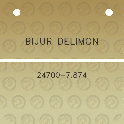 bijur-delimon-24700-7874