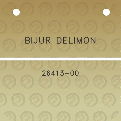 bijur-delimon-26413-00