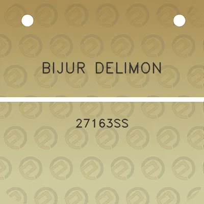 bijur-delimon-27163ss