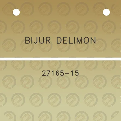 bijur-delimon-27165-15