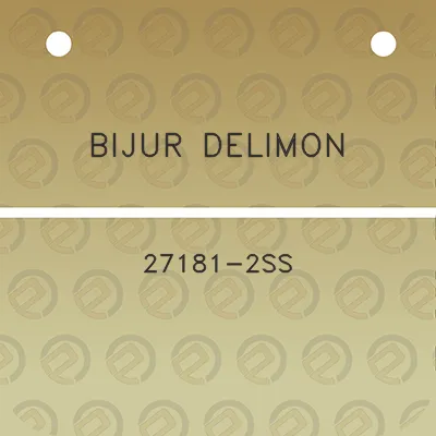 bijur-delimon-27181-2ss