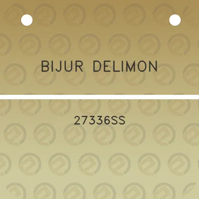 bijur-delimon-27336ss