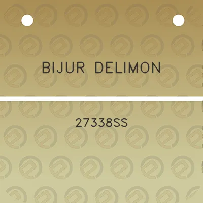 bijur-delimon-27338ss