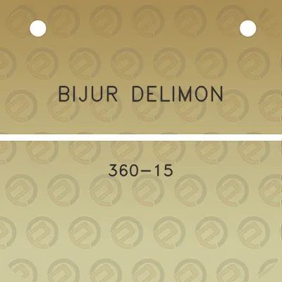 bijur-delimon-360-15