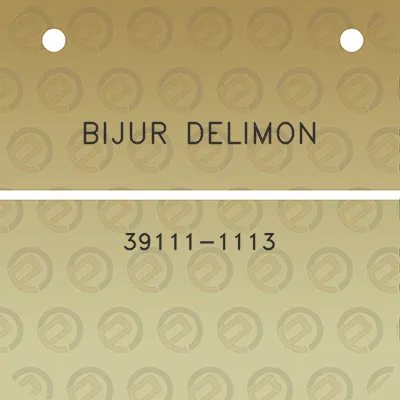 bijur-delimon-39111-1113