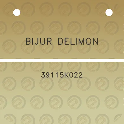 bijur-delimon-39115k022