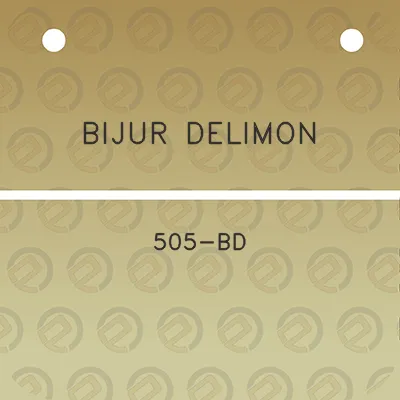 bijur-delimon-505-bd