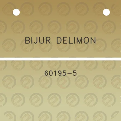 bijur-delimon-60195-5