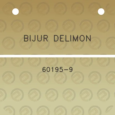 bijur-delimon-60195-9