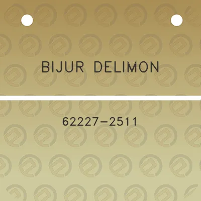 bijur-delimon-62227-2511