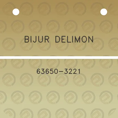 bijur-delimon-63650-3221