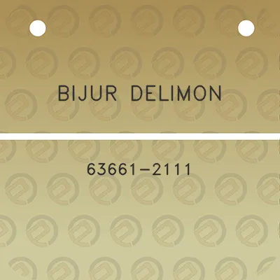 bijur-delimon-63661-2111