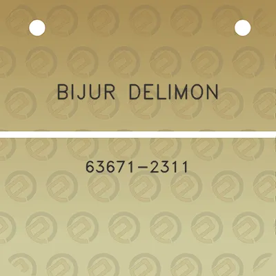 bijur-delimon-63671-2311