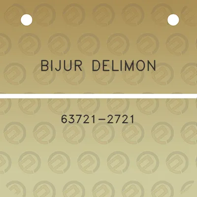 bijur-delimon-63721-2721