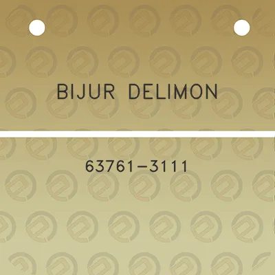 bijur-delimon-63761-3111