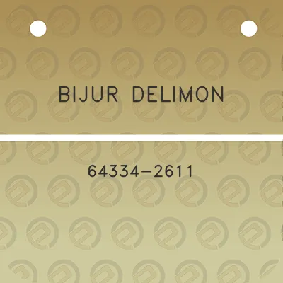 bijur-delimon-64334-2611