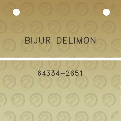 bijur-delimon-64334-2651