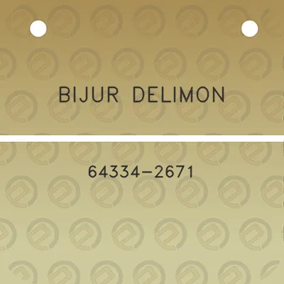 bijur-delimon-64334-2671