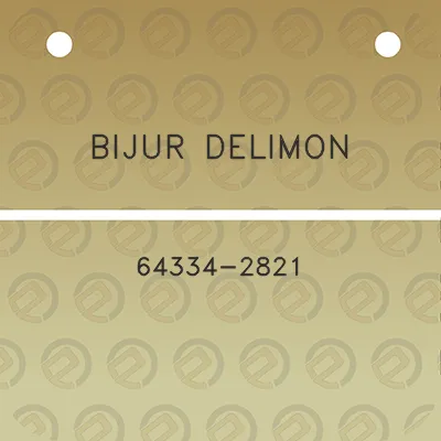 bijur-delimon-64334-2821