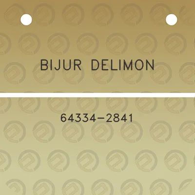 bijur-delimon-64334-2841