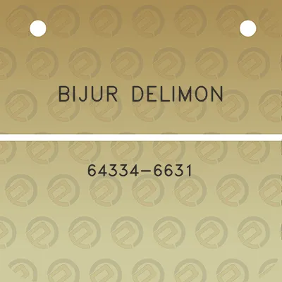 bijur-delimon-64334-6631