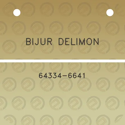 bijur-delimon-64334-6641