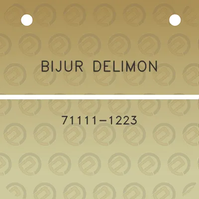 bijur-delimon-71111-1223