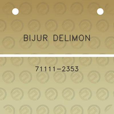 bijur-delimon-71111-2353