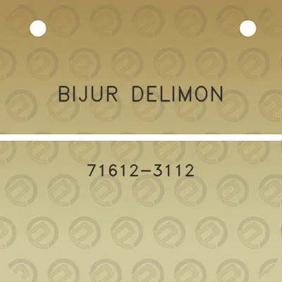 bijur-delimon-71612-3112