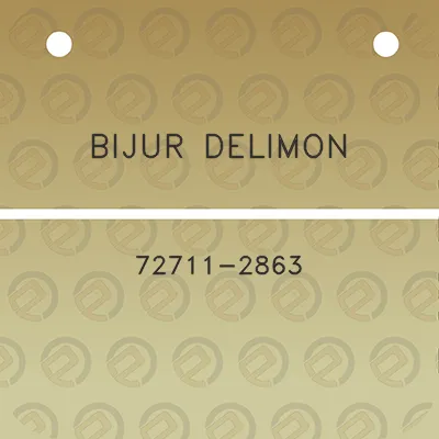 bijur-delimon-72711-2863