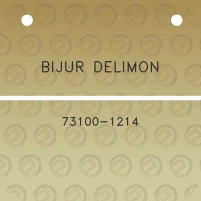 bijur-delimon-73100-1214