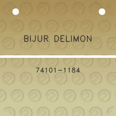 bijur-delimon-74101-1184