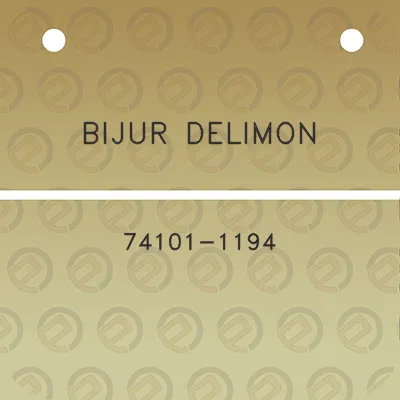 bijur-delimon-74101-1194