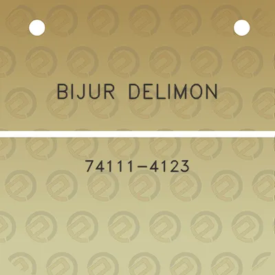 bijur-delimon-74111-4123