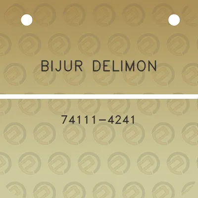 bijur-delimon-74111-4241