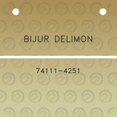 bijur-delimon-74111-4251