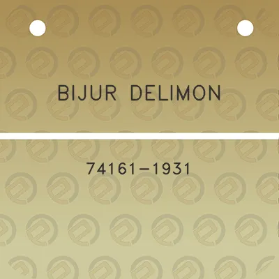 bijur-delimon-74161-1931