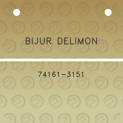 bijur-delimon-74161-3151